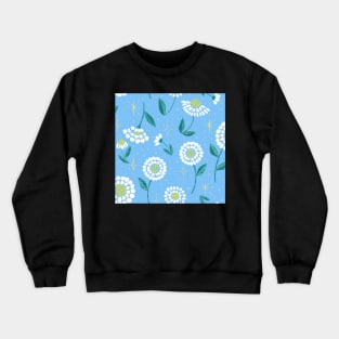 Blue Daisy dreams Crewneck Sweatshirt